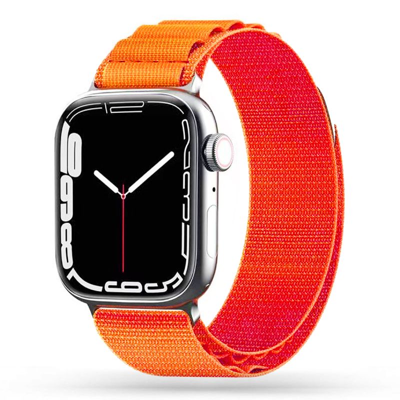 iTok webáruház - Tech-Protect Tech-Protect Nylon Pro szíj Apple Watch 4 / 5 / 6 / 7 / 8 / 9 / SE / Ultra 1 / 2 (42/44/45/49 mm) (narancssárga) 7 Tech-Protect Nylon Pro Strap for Apple Watch 4 / 5 / 6 / 7 / 8 / 9 / SE / Ultra 1 / 2 (42/44/45/49 mm) (narancssárga)
