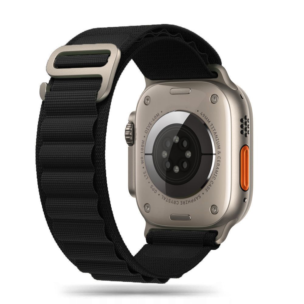 iTok webáruház - Tech-Protect Tech-Protect Nylon Pro szíj Apple Watch 4 / 5 / 6 / 7 / 8 / 9 / SE / Ultra 1 / 2 (42/44/45/49 mm) (fekete) 1 Tech-Protect Nylon Pro Strap for Apple Watch 4 / 5 / 6 / 7 / 8 / 9 / SE / Ultra 1 / 2 (42/44/45/49 mm) (fekete)