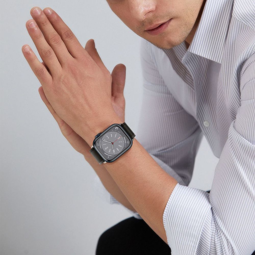 iTok webáruház - Tech-Protect Tech-Protect Nylon szíj Apple Watch 4/5/6/7/8/9/SE/Ultra 1/2 (42/44/45/49 mm) (fekete és narancssárga) 3 Tech-Protect Nylon Strap for Apple Watch 4/5/6/7/8/9/SE/Ultra 1/2 (42/44/45/49 mm) (fekete és narancssárga)