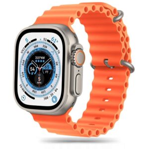 Tech-Protect IconBand Pro szíj Apple Watch 4 / 5 / 6 / 7 / 8 / 9 / SE / Ultra 1 / 2 készülékhez (42/44/45/49 mm) (narancssárga)
