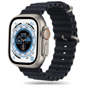 Tech-Protect IconBand Pro szíj Apple Watch 4/5/6/7/8/9/SE/Ultra 1/2 készülékhez (42/44/45/49 mm) (fekete)
