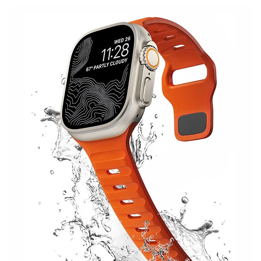 iTok webáruház - Tech-Protect Tech-Protect IconBand Line szíj Apple Watch órákhoz, 42/44/45/49 mm (narancssárga) 2 Tech-Protect IconBand Line Strap for Apple Watch 4 / 5 / 6 / 7 / 8 / 9 / SE / Ultra 1 / 2 (42/44/45/49 mm) (narancssárga)