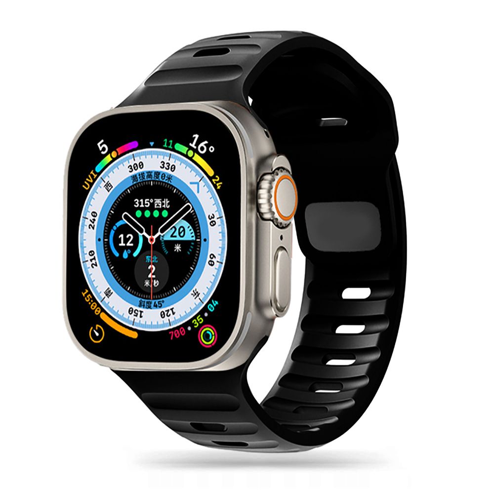 iTok webáruház - Tech-Protect Tech-Protect IconBand Line szíj Apple Watch 4 / 5 / 6 / 7 / 8 / 9 / SE / Ultra 1 / 2 készülékhez (42/44/45/49 mm) (fekete) 1 Tech-Protect IconBand Line for Apple Watch 4 / 5 / 6 / 7 / 8 / 9 / SE / Ultra 1 / 2 (42/44/45/49 mm) (fekete)