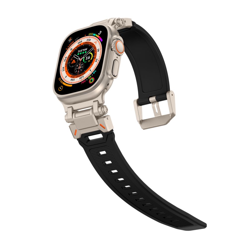 iTok webáruház - Tech-Protect Tech-Protect Delta Pro szíj Apple Watch 4 / 5 / 6 / 7 / 8 / 9 / SE / Ultra 1 / 2 (42/44/45/49 mm) (fekete-titán) 4 Tech-Protect Delta Pro Strap for Apple Watch 4 / 5 / 6 / 7 / 8 / 9 / SE / Ultra 1 / 2 (42/44/45/49 mm) (fekete-titán)
