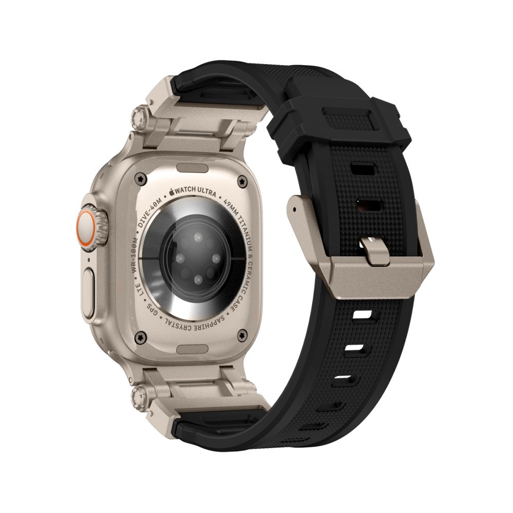 iTok webáruház - Tech-Protect Tech-Protect Delta Pro szíj Apple Watch 4 / 5 / 6 / 7 / 8 / 9 / SE / Ultra 1 / 2 (42/44/45/49 mm) (fekete-titán) 6 Tech-Protect Delta Pro Strap for Apple Watch 4 / 5 / 6 / 7 / 8 / 9 / SE / Ultra 1 / 2 (42/44/45/49 mm) (fekete-titán)
