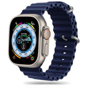 Tech-Protect IconBand Pro szíj Apple Watch 4 / 5 / 6 / 7 / 8 / 9 / SE / Ultra 1 / 2 (42/44/45/49 mm) (sötétkék)