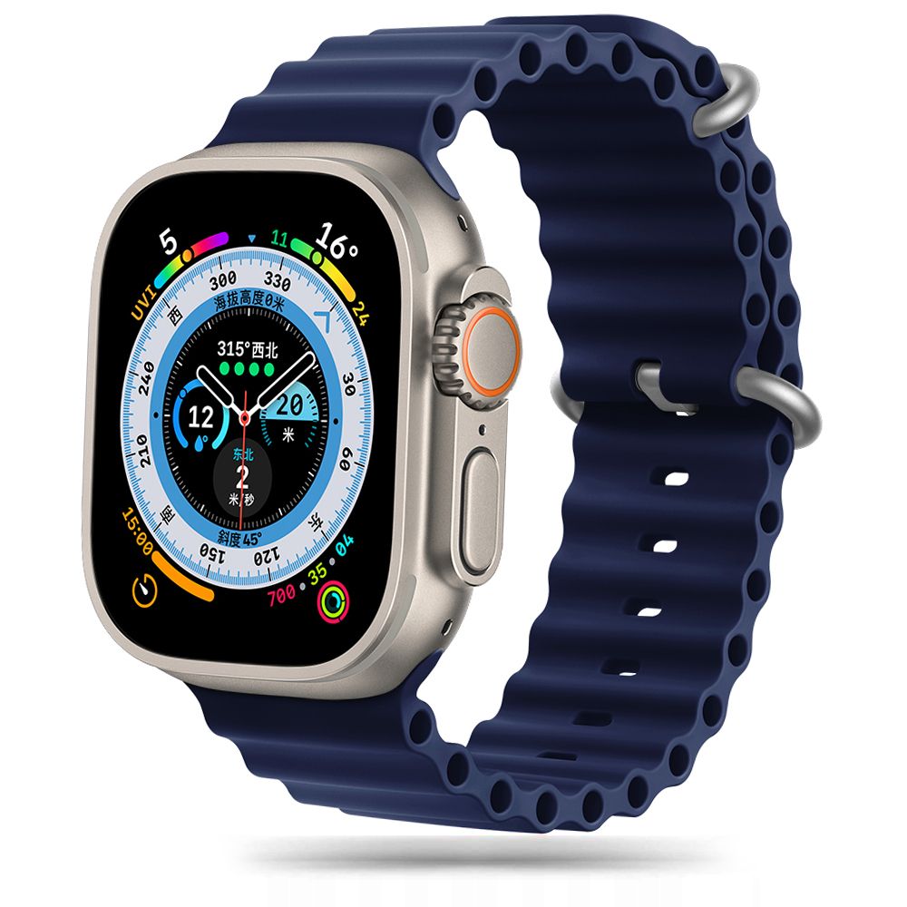 iTok webáruház - Tech-Protect Tech-Protect IconBand Pro szíj Apple Watch 4 / 5 / 6 / 7 / 8 / 9 / SE / Ultra 1 / 2 (42/44/45/49 mm) (sötétkék) 1 Tech-Protect IconBand Pro Strap for Apple Watch 4 / 5 / 6 / 7 / 8 / 9 / SE / Ultra 1 / 2 (42/44/45/49 mm) (sötétkék)
