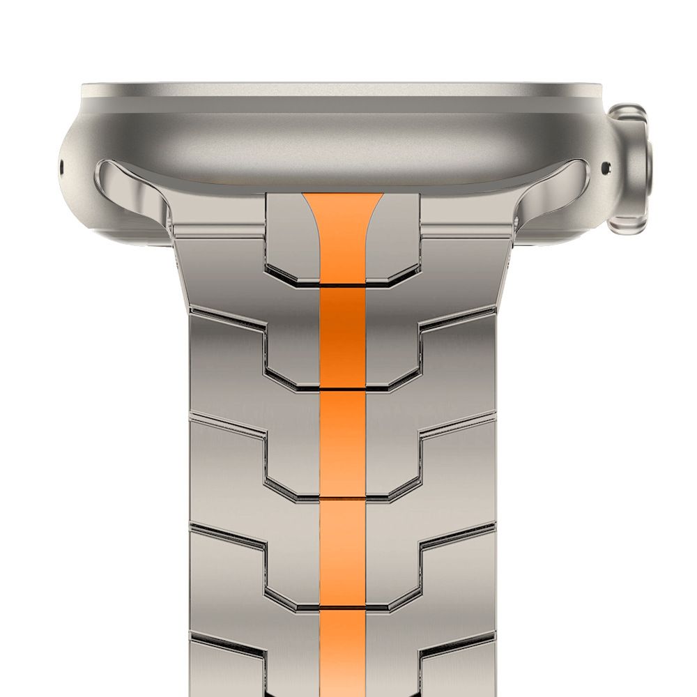 iTok webáruház - Tech-Protect Tech-Protect Stainless Line rozsdamentes acél szíj Apple Watch 4 / 5 / 6 / 7 / 8 / 9 / SE / Ultra 1 / 2 (42/44/45/49 mm) (titánnarancs) 3 Tech-Protect Stainless Line Bracelet for Apple Watch 4 / 5 / 6 / 7 / 8 / 9 / SE / Ultra 1 / 2 (42/44/45/49 mm) (titánnarancs)