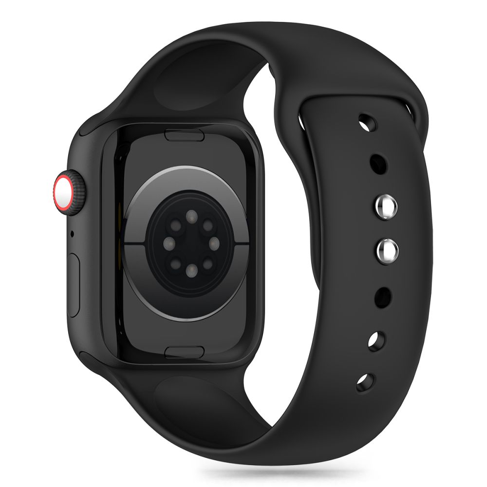 iTok webáruház - Tech-Protect Tech-Protect szilikon szíj Apple Watch 4 / 5 / 6 / 7 / 8 / 9 / SE / Ultra 1 / 2 (42 / 44 / 45 / 49 mm) (fekete) 3 Tech-Protect Silicone Strap for Apple Watch 4 / 5 / 6 / 7 / 8 / 9 / SE / Ultra 1 / 2 (42 / 44 / 45 / 49 mm) (fekete)