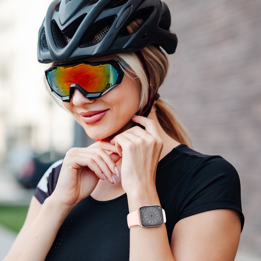 iTok webáruház - Tech-Protect Tech-Protect szilikon szíj Apple Watch 4 / 5 / 6 / 7 / 8 / 9 / SE / Ultra 1 / 2 (42 / 44 / 45 / 49 mm) (fekete) 5 Tech-Protect Silicone Strap for Apple Watch 4 / 5 / 6 / 7 / 8 / 9 / SE / Ultra 1 / 2 (42 / 44 / 45 / 49 mm) (fekete)