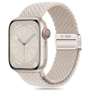 Tech-Protect Nylonmag szíj Apple Watchhoz 42 / 44 / 45 / 49 mm (bézs)