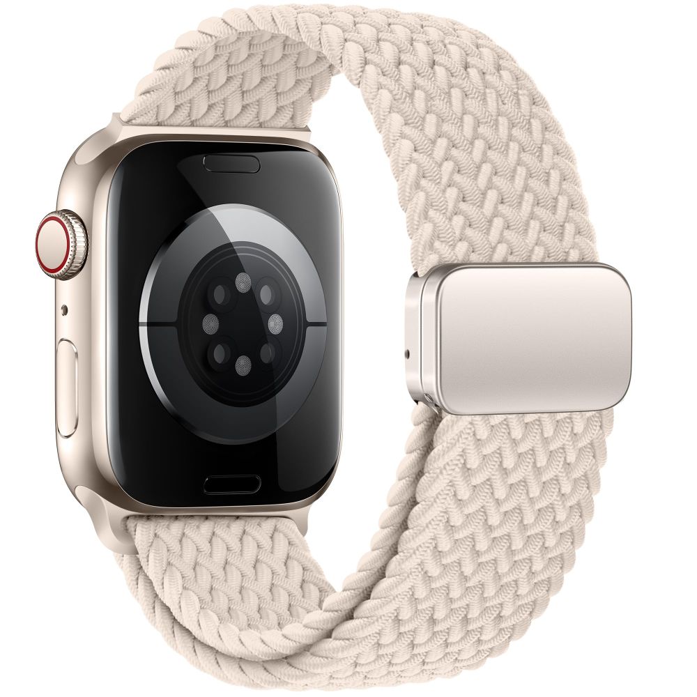 iTok webáruház - Tech-Protect Tech-Protect Nylonmag szíj Apple Watchhoz 42 / 44 / 45 / 49 mm (bézs) 2 Tech-Protect Nylonmag Strap for Apple Watch 4 / 5 / 6 / 7 / 8 / 9 / SE / Ultra 1 / 2 (42 / 44 / 45 / 49 mm) (bézs)