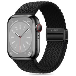Tech-Protect Nylonmag szíj Apple Watchhoz 42 / 44 / 45 / 49 mm (fekete)