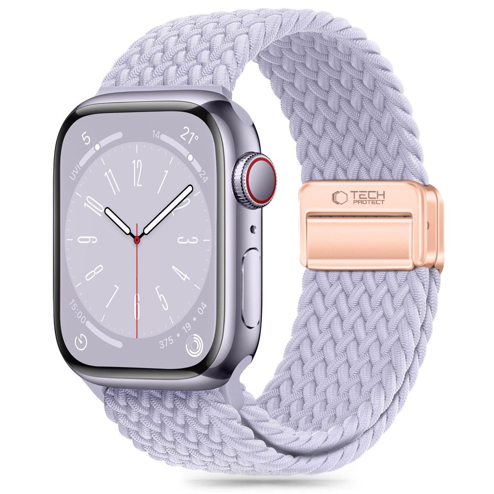 iTok webáruház - Tech-Protect Tech-Protect Nylonmag szíj Apple Watch 4 / 5 / 6 / 7 / 8 / 9 / SE (38 / 40 / 41 mm) (lila) 1 Tech-Protect Nylonmag Strap for Apple Watch 4 / 5 / 6 / 7 / 8 / 9 / SE (38 / 40 / 41 mm) (lila)