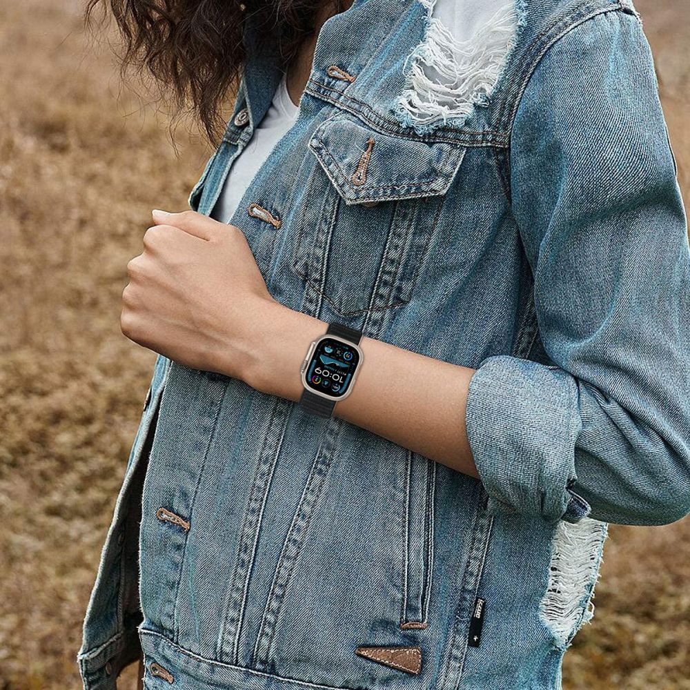 iTok webáruház - Tech-Protect Tech-Protect Nylon szíj Apple Watch 44 / 45 / 46 / 49 mm (fekete) 2 Tech-Protect Nylon Strap for Apple Watch 44 / 45 / 46 / 49 mm (fekete)