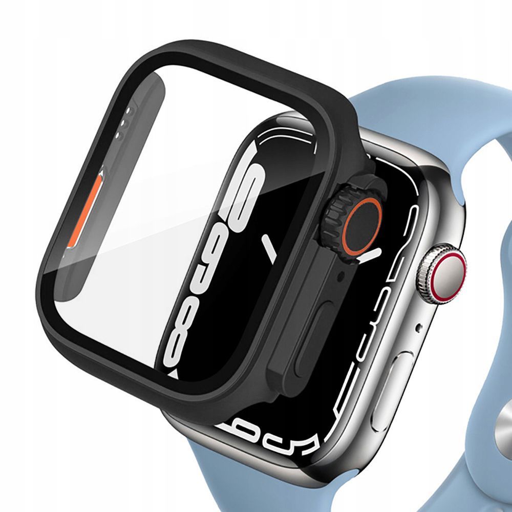 iTok webáruház - Tech-Protect Tech-Protect Defense360 tok Apple Watch 46 mm – fekete (narancssárga) 1 Tech-Protect Defense360 Case for Apple Watch 46mm - Black (narancssárga)