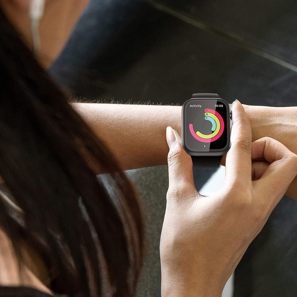 iTok webáruház - Tech-Protect Tech-Protect Defense360 tok Apple Watch 46 mm – fekete (narancssárga) 5 Tech-Protect Defense360 Case for Apple Watch 46mm - Black (narancssárga)