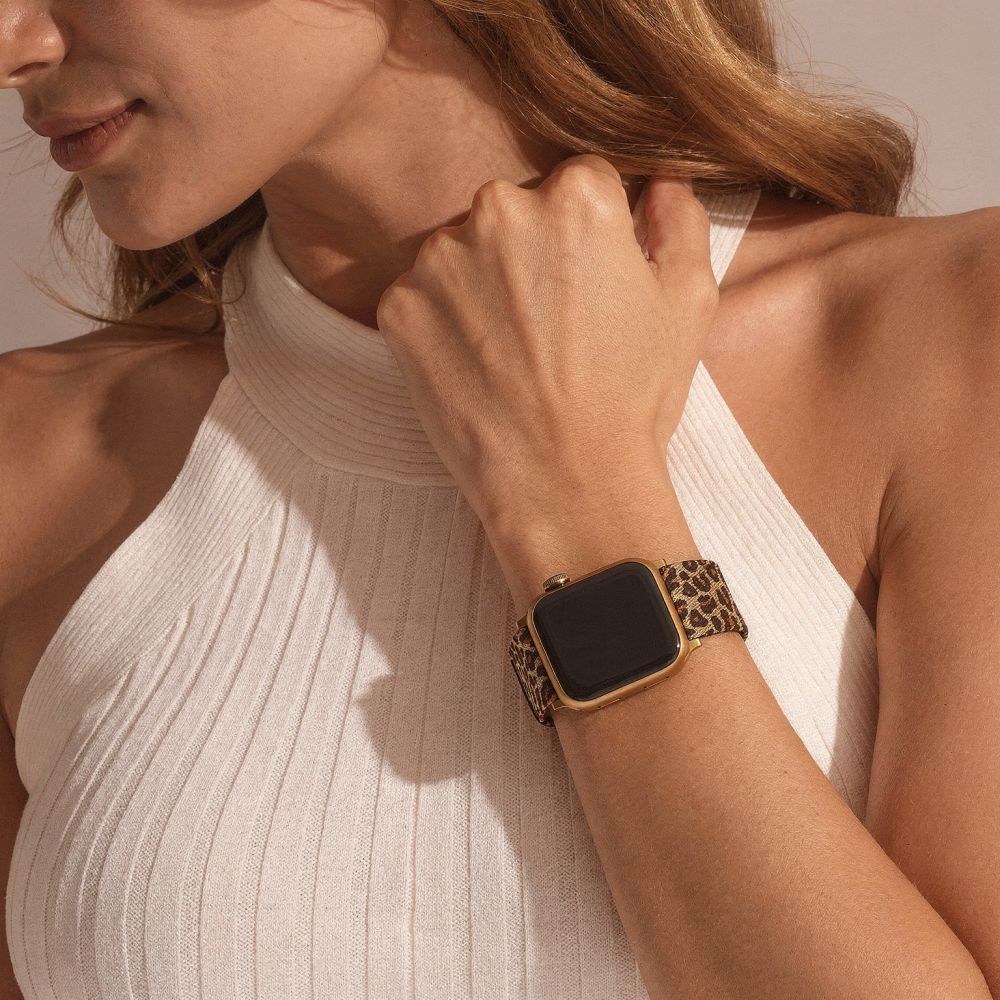 iTok webáruház - Tech-Protect Tech-Protect Lamano rozsdamentes acél szíj Apple Watchhoz 40 / 41 / 42 mm (barna és fekete) 4 Tech-Protect Lamano strap for Apple Watch 40 / 41 / 42 mm (barna és fekete)