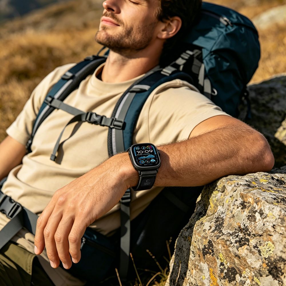 iTok webáruház - Tech-Protect Tech-Protect Nylon Elite szíj Apple Watch készülékhez 44 / 45 / 46 / 49 mm (fekete és narancssárga) 5 Tech-Protect Nylon Elite Strap for Apple Watch 44 / 45 / 46 / 49 mm (fekete és narancssárga)