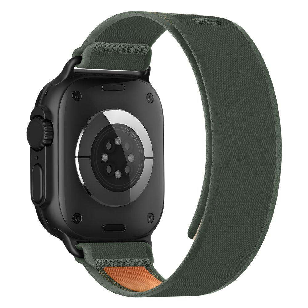 iTok webáruház - Tech-Protect Tech-Protect Nylon Elite szíj Apple Watch 44/45/46/49 mm (zöld/narancssárga) 3 Tech-Protect Nylon Elite Strap for Apple Watch 44/45/46/49 mm (zöld/narancssárga)