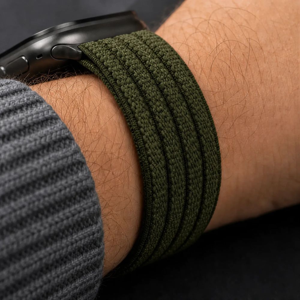 iTok webáruház - Tech-Protect Tech-Protect Nylon Sport szíj Apple Watchhoz 44 / 45 / 46 / 49 mm (sötétzöld) 8 Tech-Protect Nylon Sport Band for Apple Watch 44 / 45 / 46 / 49 mm (sötétzöld)