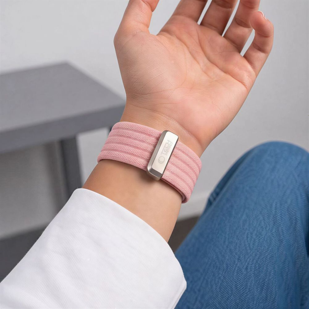 iTok webáruház - Tech-Protect Tech-Protect Nylon Sport szíj Apple Watch 44/45/46/49 mm (világos rózsaszín) 6 Tech-Protect Nylon Sport Band for Apple Watch 44/45/46/49 mm (világos rózsaszín)