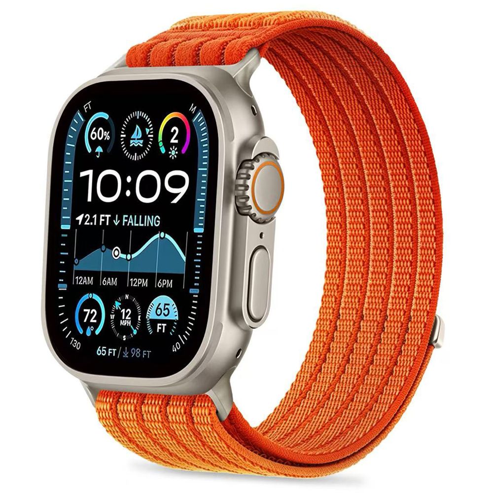 iTok webáruház - Tech-Protect Tech-Protect Nylon Sport szíj Apple Watch 44 / 45 / 46 / 49 mm (narancssárga) 1 Tech-Protect Nylon Sport Band for Apple Watch 44 / 45 / 46 / 49 mm (narancssárga)
