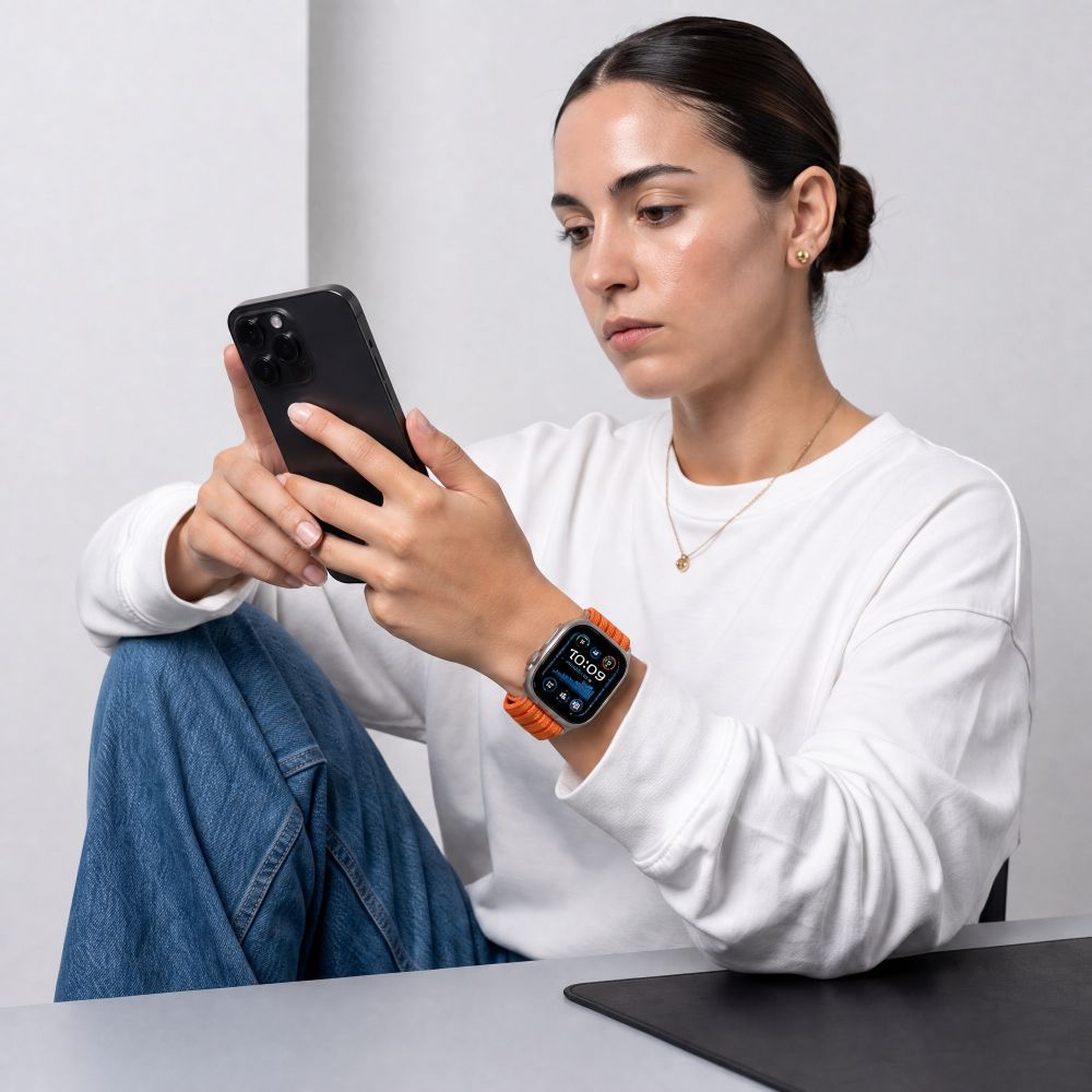iTok webáruház - Tech-Protect Tech-Protect Nylon Sport szíj Apple Watch 44 / 45 / 46 / 49 mm (narancssárga) 4 Tech-Protect Nylon Sport Band for Apple Watch 44 / 45 / 46 / 49 mm (narancssárga)