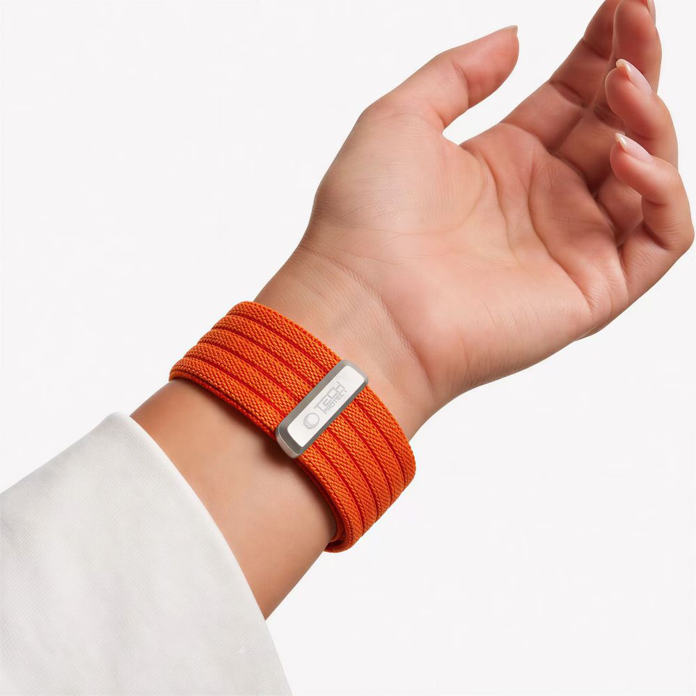iTok webáruház - Tech-Protect Tech-Protect Nylon Sport szíj Apple Watch 44 / 45 / 46 / 49 mm (narancssárga) 6 Tech-Protect Nylon Sport Band for Apple Watch 44 / 45 / 46 / 49 mm (narancssárga)