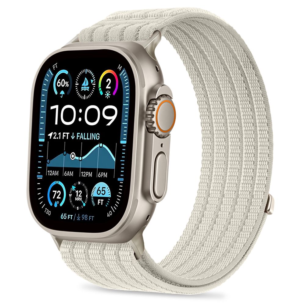iTok webáruház - Tech-Protect Tech-Protect Nylon Sport szíj Apple Watch 44 / 45 / 46 / 49 mm (bézs) 1 Tech-Protect Nylon Sport Strap for Apple Watch 44 / 45 / 46 / 49 mm (bézs)