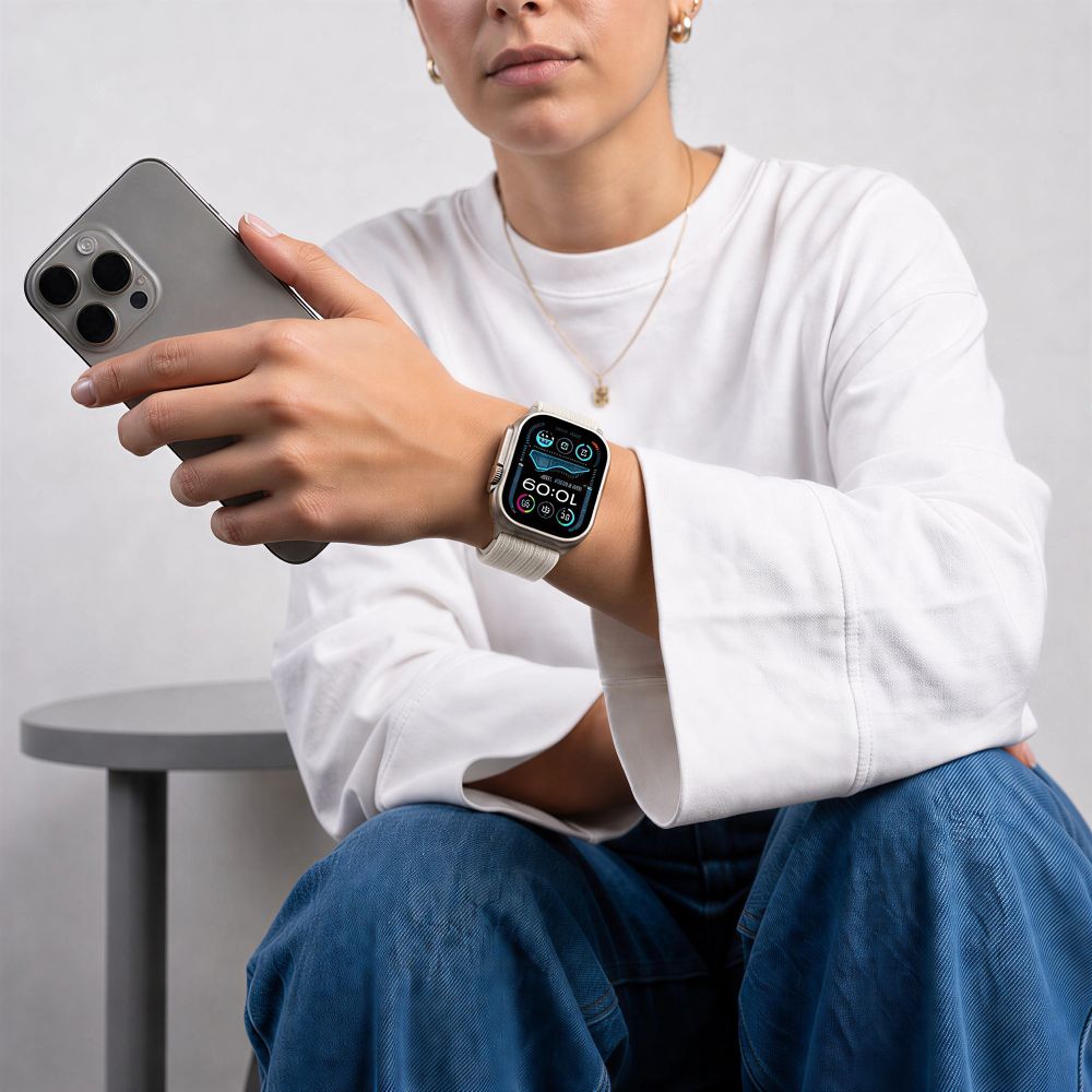 iTok webáruház - Tech-Protect Tech-Protect Nylon Sport szíj Apple Watch 44 / 45 / 46 / 49 mm (bézs) 5 Tech-Protect Nylon Sport Strap for Apple Watch 44 / 45 / 46 / 49 mm (bézs)