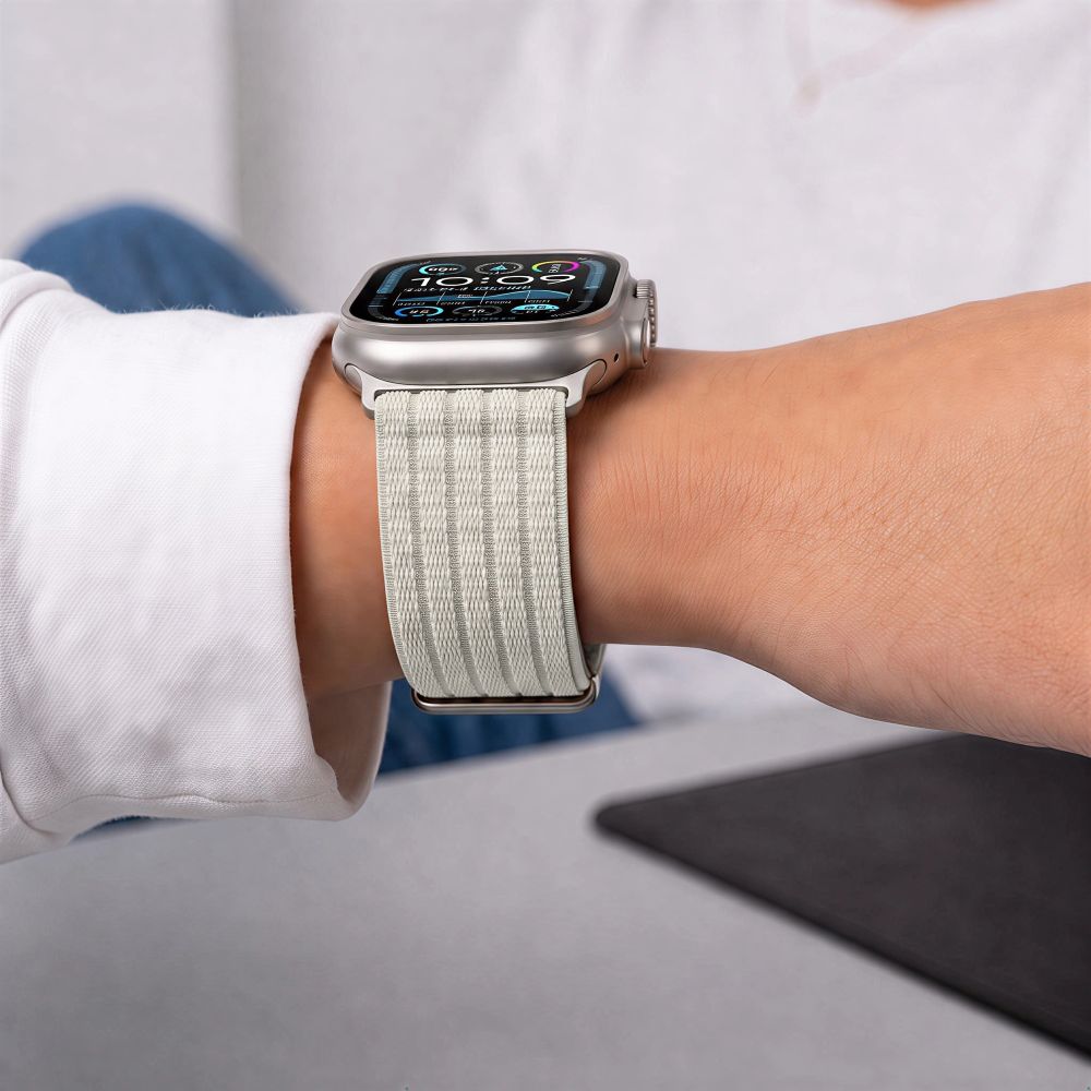 iTok webáruház - Tech-Protect Tech-Protect Nylon Sport szíj Apple Watch 44 / 45 / 46 / 49 mm (bézs) 6 Tech-Protect Nylon Sport Strap for Apple Watch 44 / 45 / 46 / 49 mm (bézs)