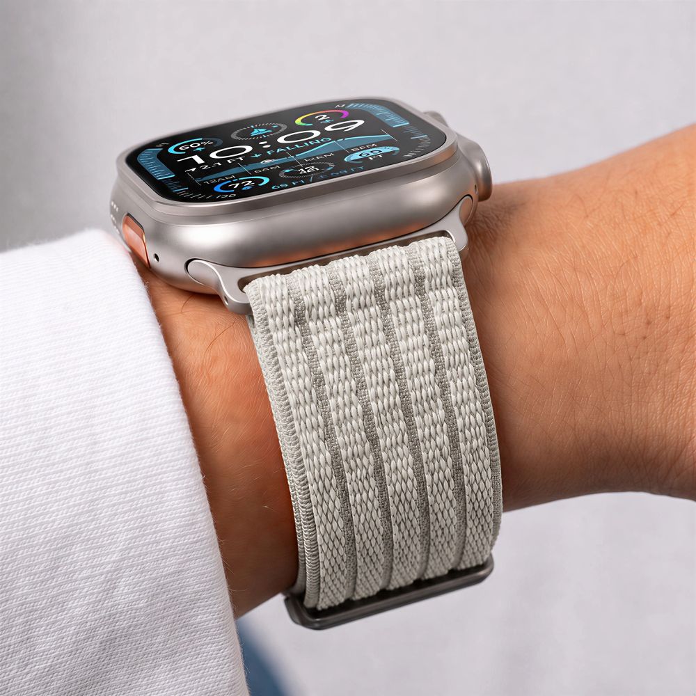 iTok webáruház - Tech-Protect Tech-Protect Nylon Sport szíj Apple Watch 44 / 45 / 46 / 49 mm (bézs) 8 Tech-Protect Nylon Sport Strap for Apple Watch 44 / 45 / 46 / 49 mm (bézs)