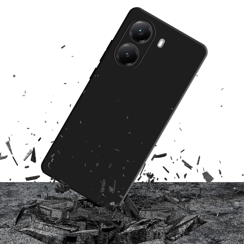 iTok webáruház - 3MK 3mk Matt Case Pro tok Xiaomi Poco X7 Pro 5G készülékhez (matt fekete) 2 3mk Matt Case Pro for Xiaomi Poco X7 Pro 5G (matt fekete)