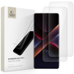 Tech-Protect Hydroflex Fit+ 2-pack hidrogél fólia Xiaomi Redmi Note 14 Pro 5G / 14 Pro+ 5G / Poco X7 5G készülékekhez (átlátszó)